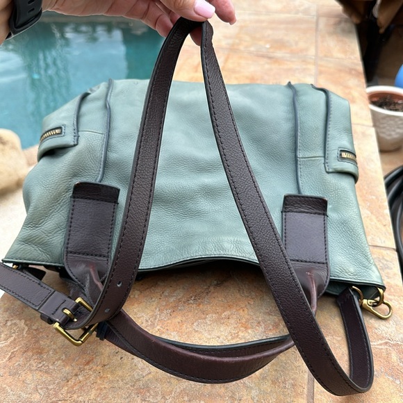 Vintage Fossil Teal Purse & Wallet - Picture 9 of 15